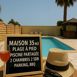 Reve D'azur En Bord De A La Nartelle Avec Piscine Dans La Residence, Terrasse, Bbq, 2 2 Sdb De 35m2 Draps Inclus Hébergement de vacances Sainte-Maxime